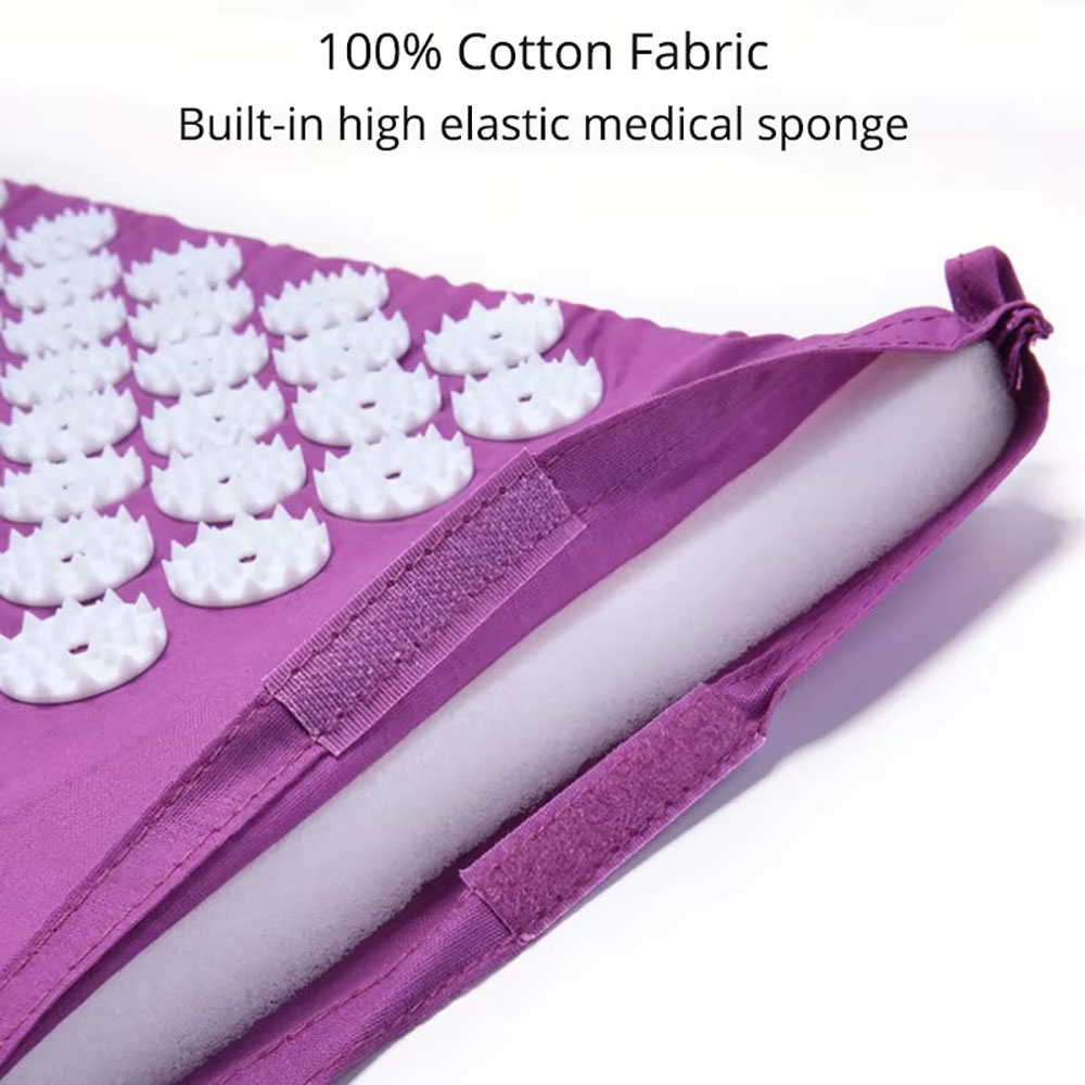 背中の痛みを和らげる指圧マットと枕セット、ストレス緩和と筋肉 - Acupressure Mat Set のレビューと価格