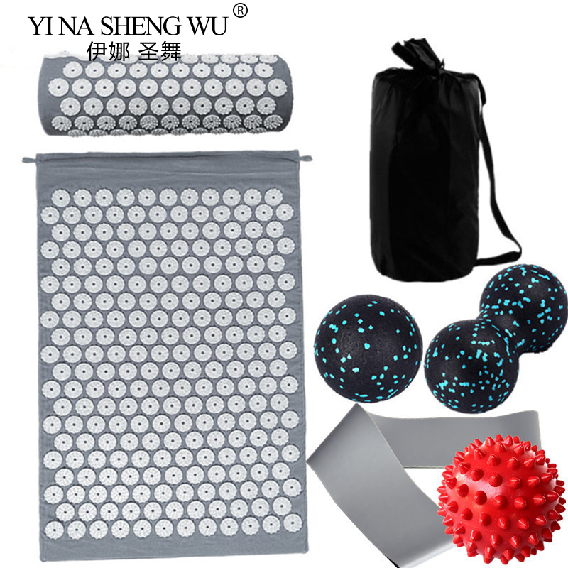 7 個セットマッサージャークッション指圧マット枕ストレスを軽 - Acupressure Mat Set のレビューと価格