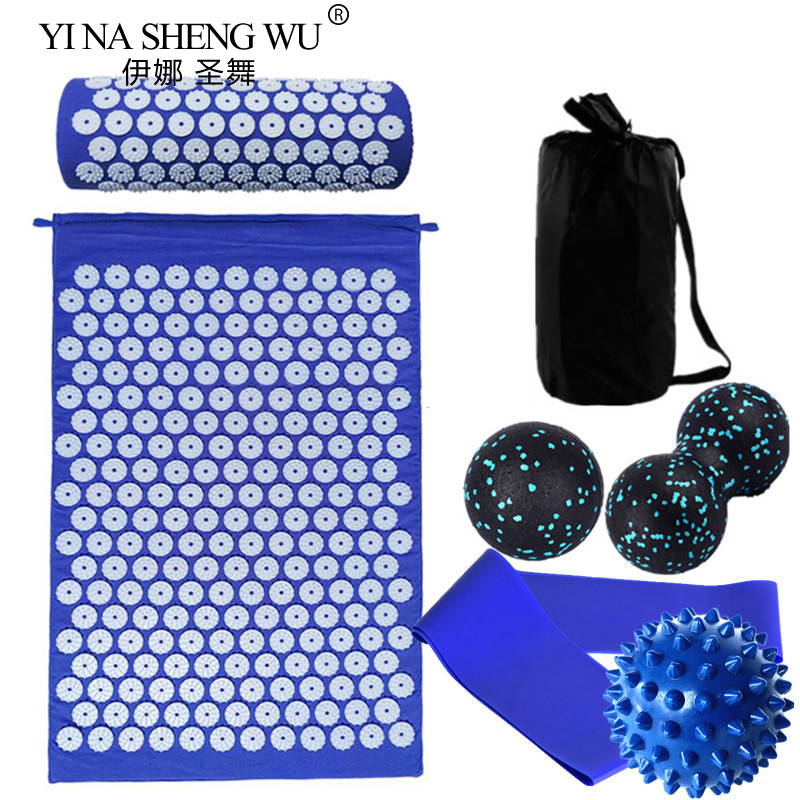 7 個セットマッサージャークッション指圧マット枕ストレスを軽 - Acupressure Mat Set のレビューと価格