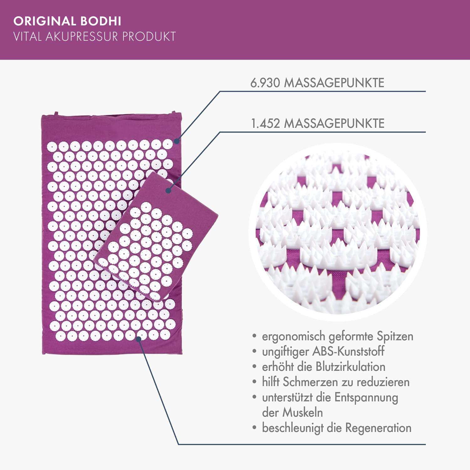 指圧セット、指圧マットと指圧枕、背中と首のリラックスと癒しの - Acupressure Mat Set のレビューと価格