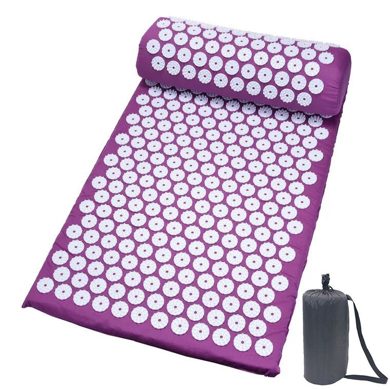 指圧マット後足針鍼パッド枕セットヨガマッサージマットクズネツ - Acupressure Mat Set のレビューと価格